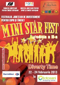 Mini Star Fest - Asociatia Culturala ARLECHIN Botosani